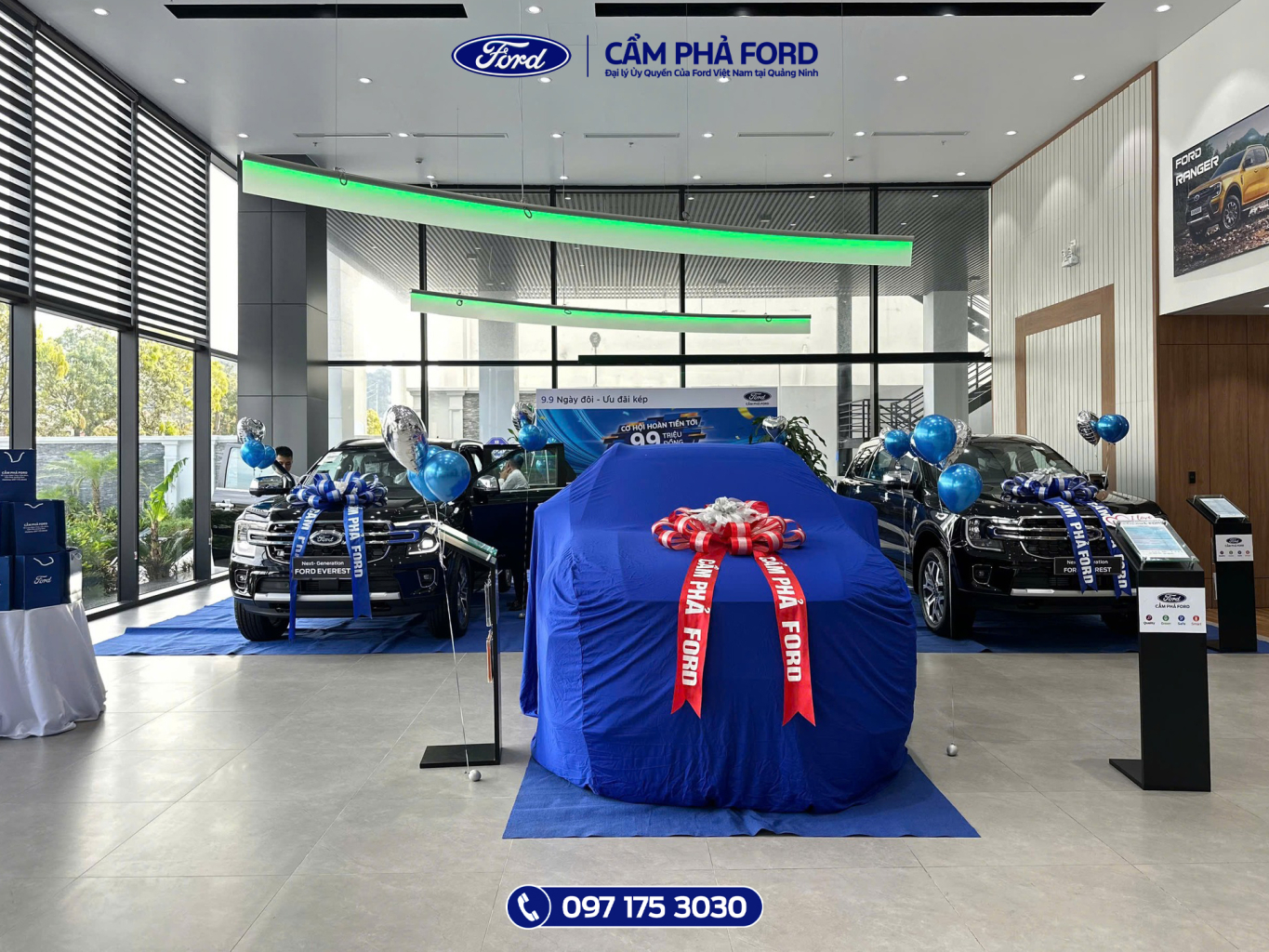 Xe Ford sẵn sàng giao tới Quý khách hàng tại Cẩm Phả Ford
