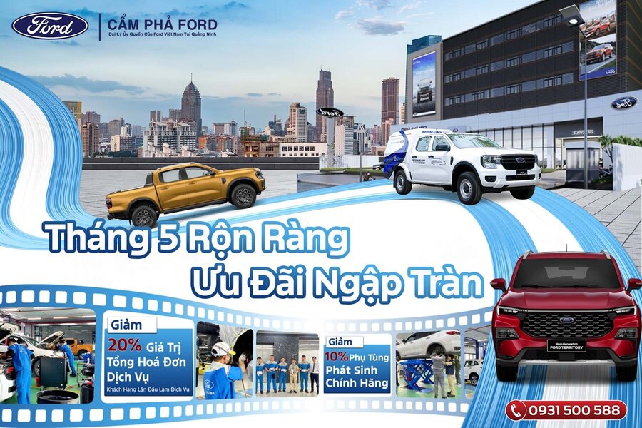 Bảo dưỡng và sửa chữa lưu động tận nơi tại Quảng Ninh – Dịch vụ chuyên nghiệp từ Cẩm Phả Ford