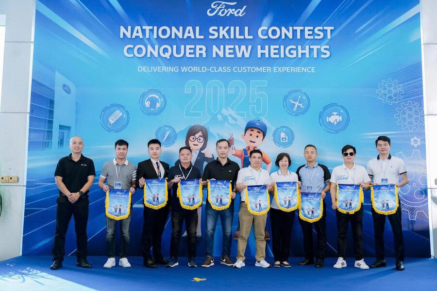 Cẩm Phả Ford Lọt Top 5 Hội Thi Tay Nghề Ford Việt Nam Miền Bắc 2025 – Tự Hào Lan Tỏa Giá Trị Chuyên Nghiệp!