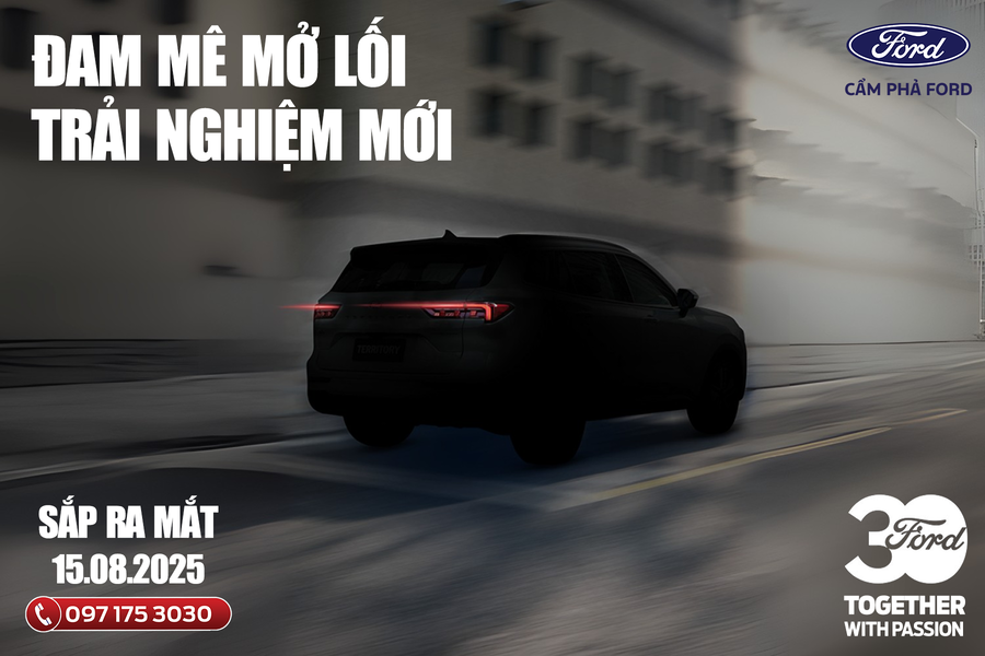 Ford Territory Mới 2025 Ra Mắt – SUV Thông Minh, Hiện Đại Tại Cẩm Phả Ford