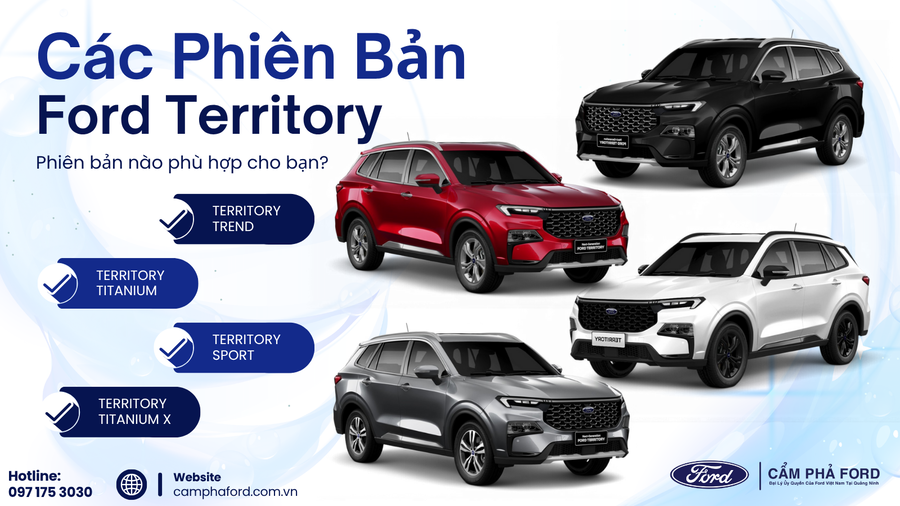 Ford Territory – Nên Chọn Phiên Bản Nào Phù Hợp Với Bạn?