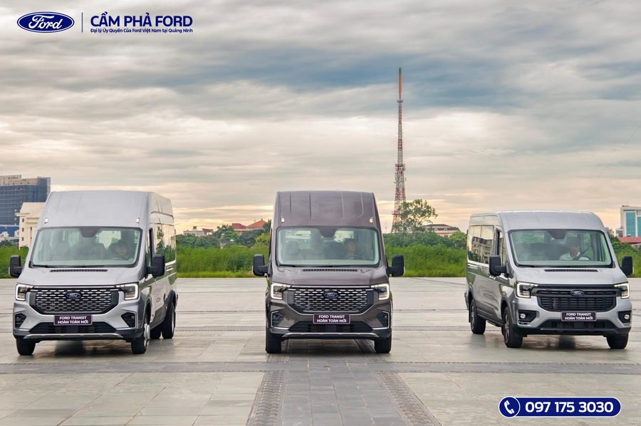 Ford Transit 2024 tại Ford Cẩm Phả - Quảng Ninh: Xe Đa Dụng Cho Doanh Nghiệp