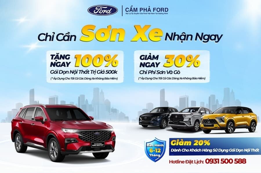 Ưu Đãi Dịch Vụ Đồng Sơn Tháng 8 Tại Cẩm Phả Ford