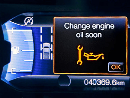 Cảnh báo Thay dầu Thông minh